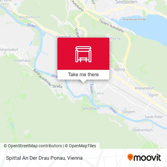 Spittal An Der Drau Ponau map