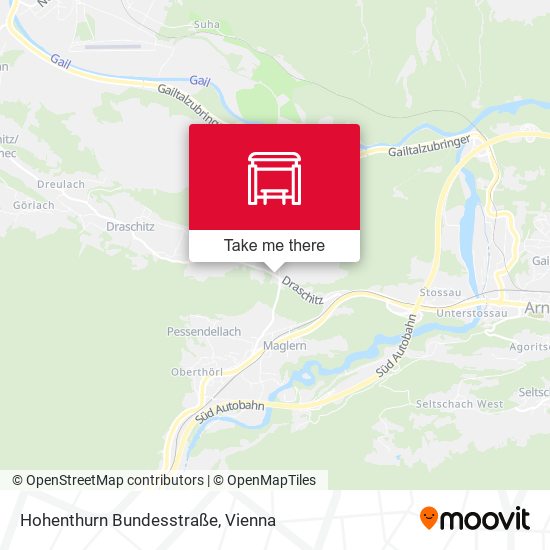 Hohenthurn Bundesstraße map