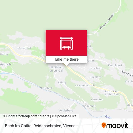 Bach Im Gailtal Reidenschmied map