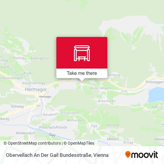 Obervellach An Der Gail Bundesstraße map