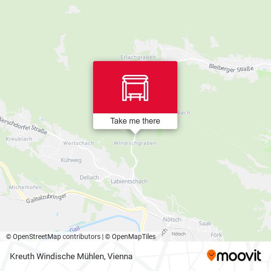 Kreuth Windische Mühlen map