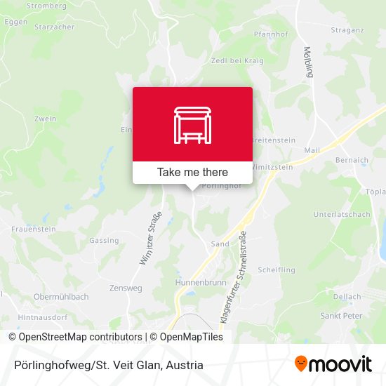 Pörlinghofweg/St. Veit Glan map