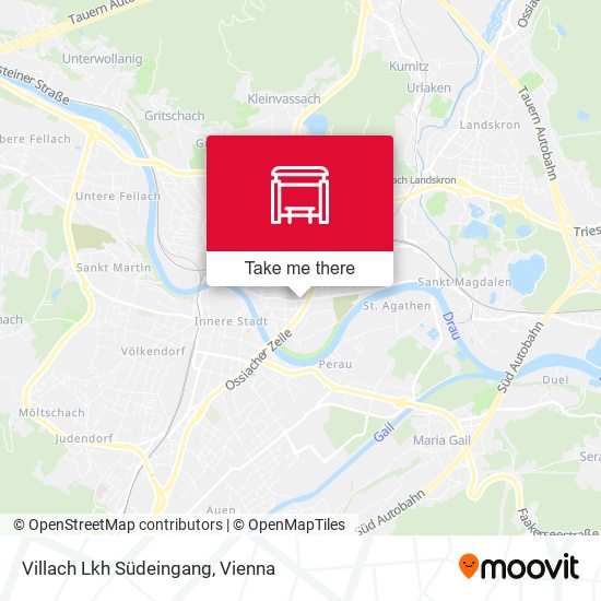 Villach Lkh Südeingang map