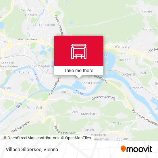 Villach Silbersee map