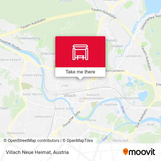 Villach Neue Heimat map