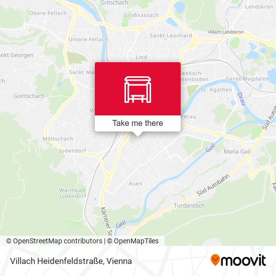 Villach Heidenfeldstraße map