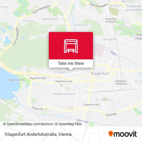 Klagenfurt Anderluhstraße map