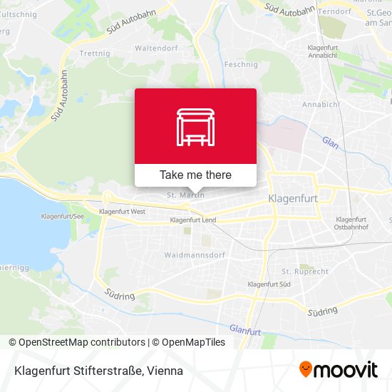 Klagenfurt Stifterstraße map