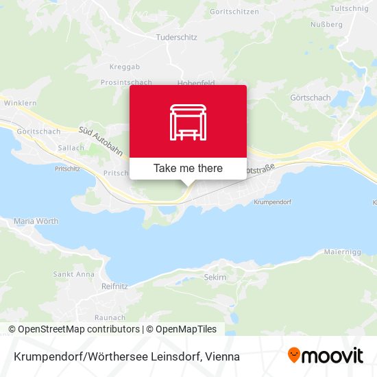 Krumpendorf / Wörthersee Leinsdorf map