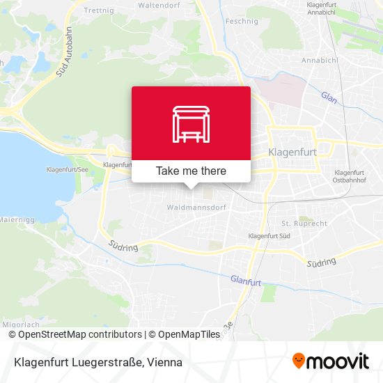 Klagenfurt Luegerstraße map