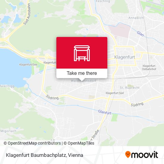 Klagenfurt Baumbachplatz map