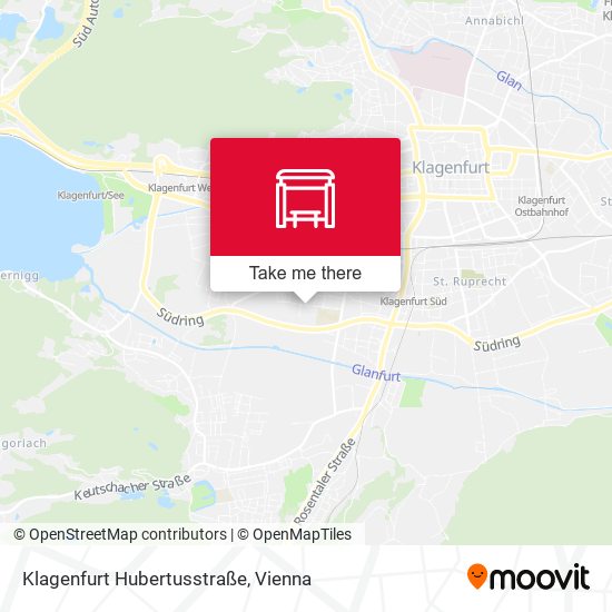 Klagenfurt Hubertusstraße map