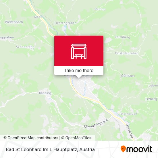 Bad St Leonhard Im L Hauptplatz map