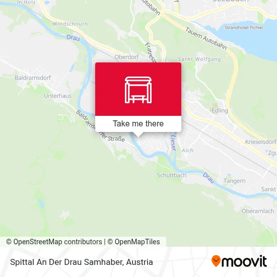 Spittal An Der Drau Samhaber map