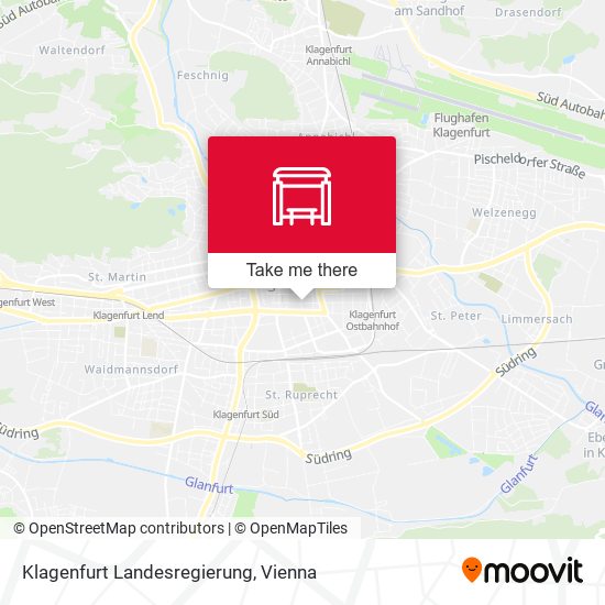 Klagenfurt Landesregierung map