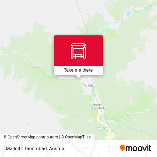 Mallnitz Tauernbad map