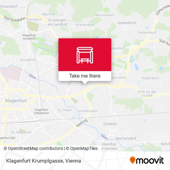 Klagenfurt Krumplgasse map