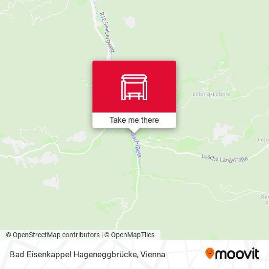 Bad Eisenkappel Hageneggbrücke map