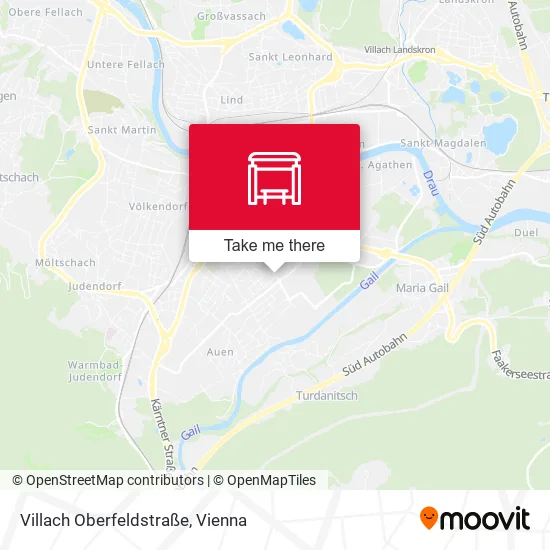 Villach Oberfeldstraße map