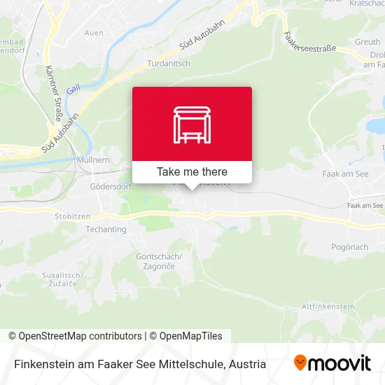 Finkenstein am Faaker See Mittelschule map