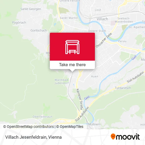 Villach Jesenfeldrain map