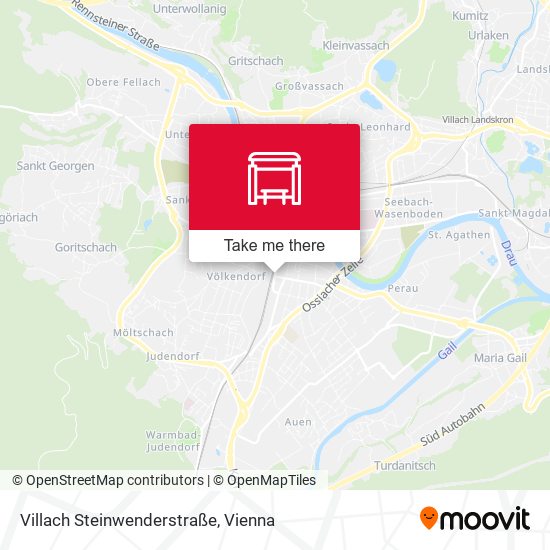 Villach Steinwenderstraße map