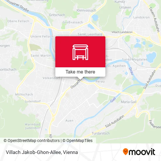 Villach Jakob-Ghon-Allee map