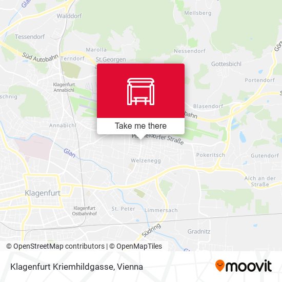 Klagenfurt Kriemhildgasse map