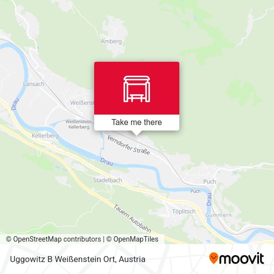 Uggowitz B Weißenstein Ort map