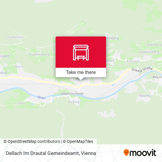 Dellach Im Drautal Gemeindeamt map
