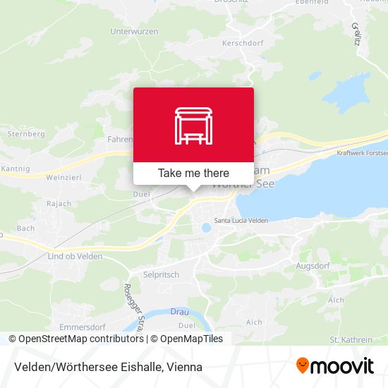 Velden/Wörthersee Eishalle map