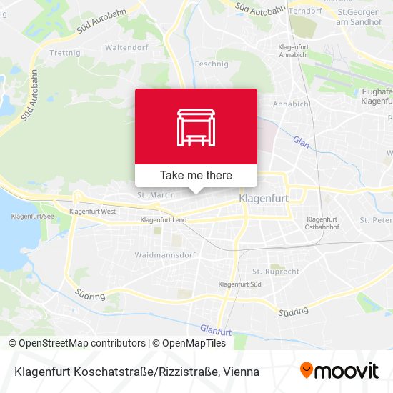 Klagenfurt Koschatstraße / Rizzistraße map