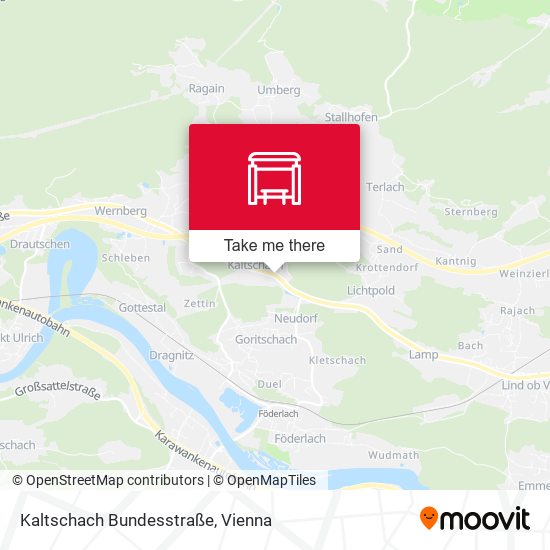 Kaltschach Bundesstraße map