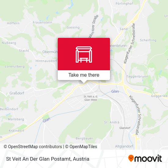 St Veit An Der Glan Postamt map