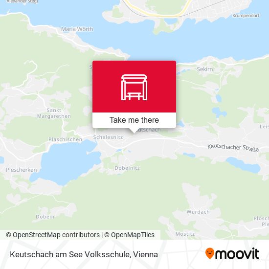 Keutschach am See Volksschule map