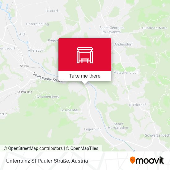 Unterrainz St Pauler Straße map