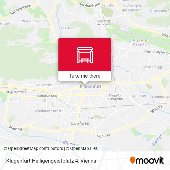 Klagenfurt Heiligengeistplatz 4 map