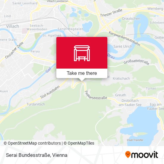 Serai Bundesstraße map