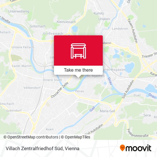 Villach Zentralfriedhof Süd map