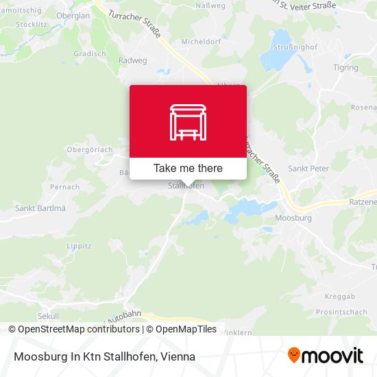 Moosburg In Ktn Stallhofen map