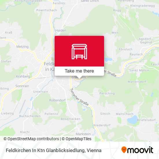 Feldkirchen In Ktn Glanblicksiedlung map