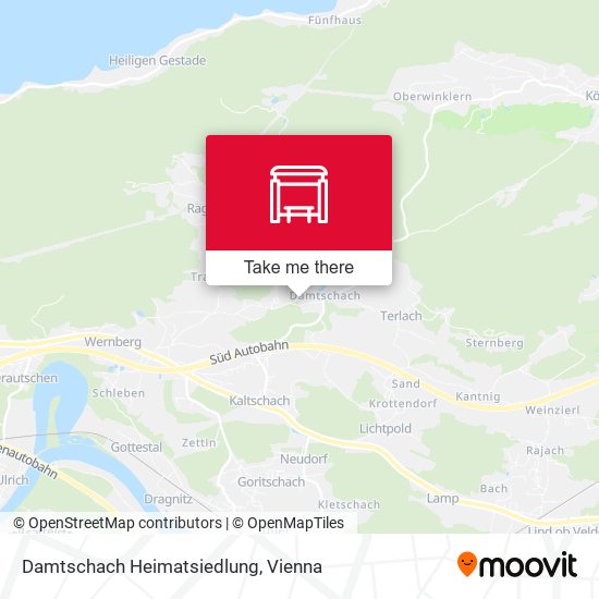 Damtschach Heimatsiedlung map