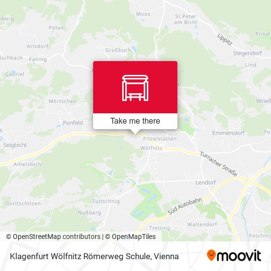 Klagenfurt Wölfnitz Römerweg Schule map