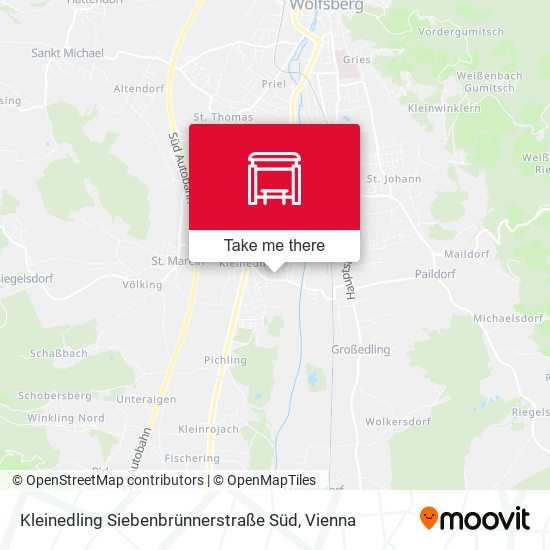 Kleinedling Siebenbrünnerstraße Süd map