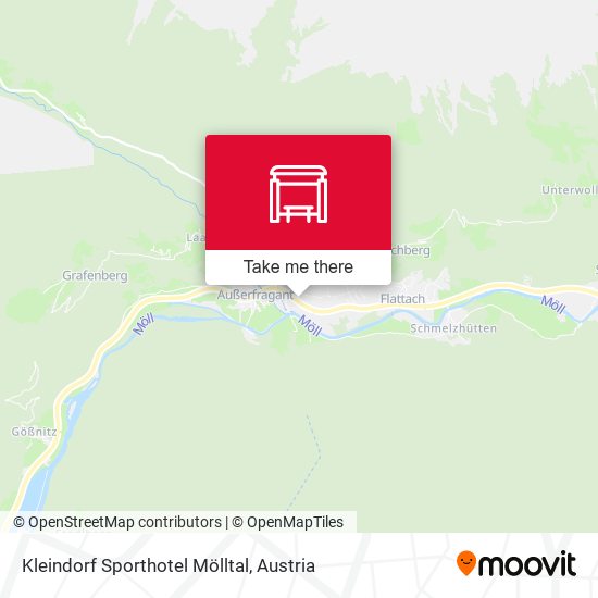 Kleindorf Sporthotel Mölltal map