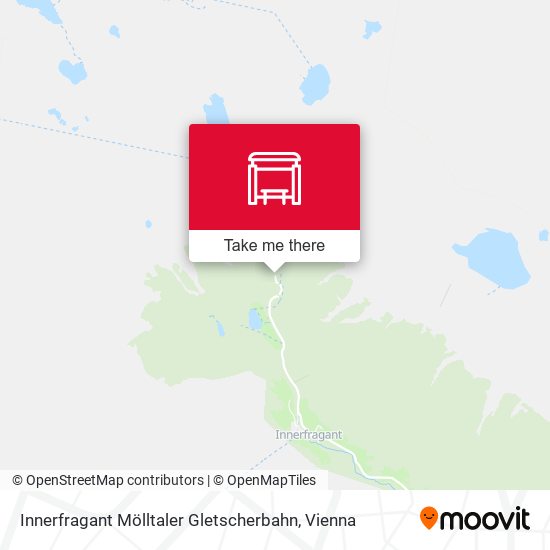 Innerfragant Mölltaler Gletscherbahn map