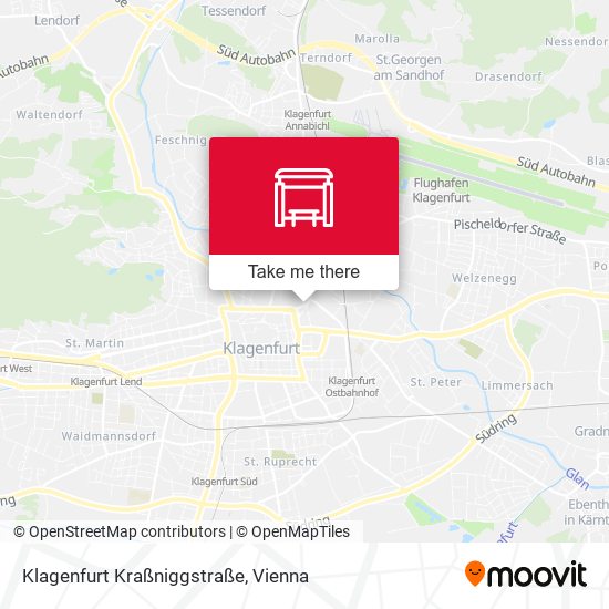 Klagenfurt Kraßniggstraße map