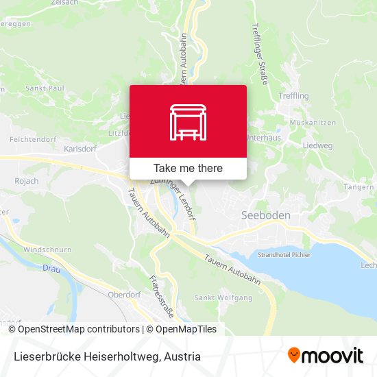 Lieserbrücke Heiserholtweg map