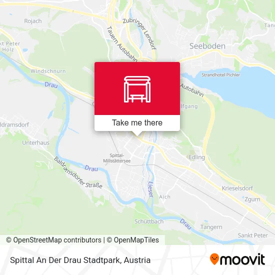 Spittal An Der Drau Stadtpark map