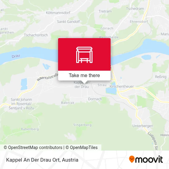 Kappel An Der Drau Ort map